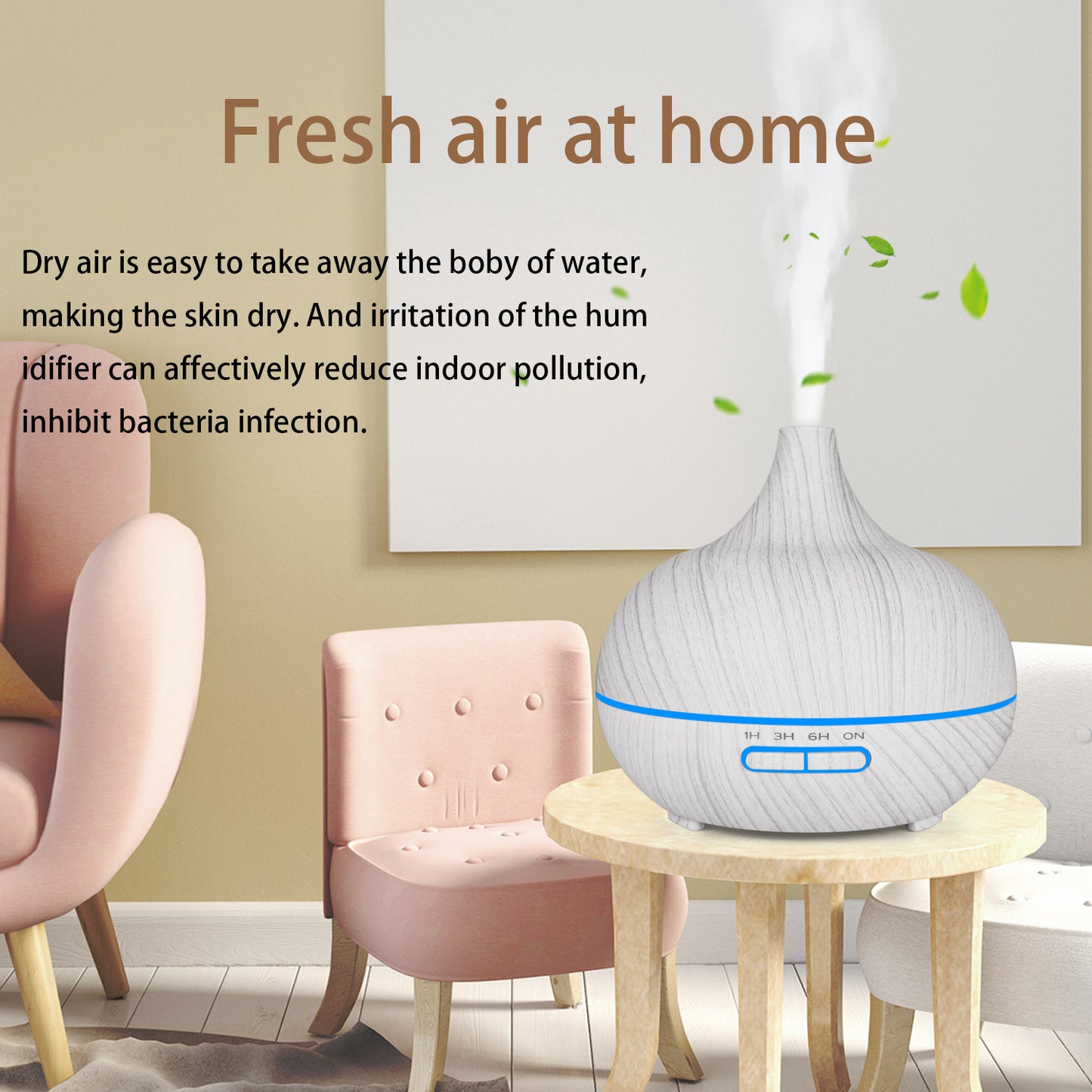 Smart Air Humidifier & Home Diffuser Stylish Aroma Mist for Comfortable Living | yx025