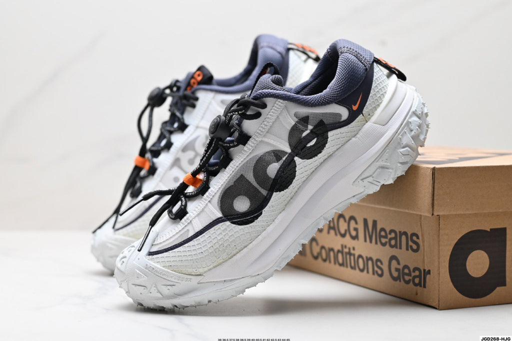 ACG Mountain Low-Top Hiking Shoes | Water-Resistant Leather & Fabric Trail Runners | Anti-Slip Outdoor Sports & Travel Sneakers | 666