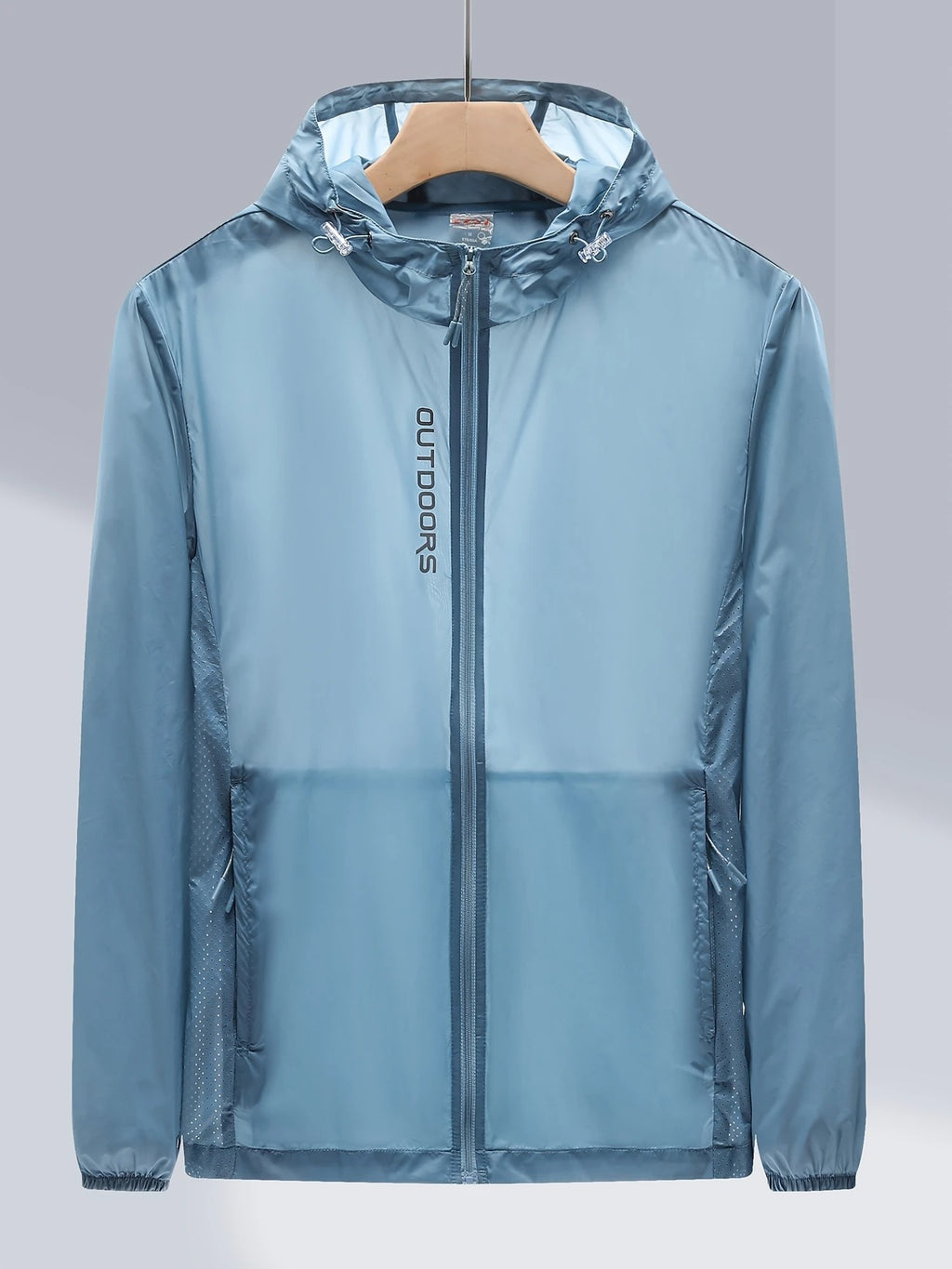 Men's UPF 50+ Sun Hoodie – Lightweight Zip-Up w/ Pockets | Moisture-Wicking & Breathable | 2208