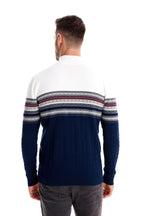 Men's Warm Winter Cotton Sweaters Ethnic Patterns Casual Sweater | M316