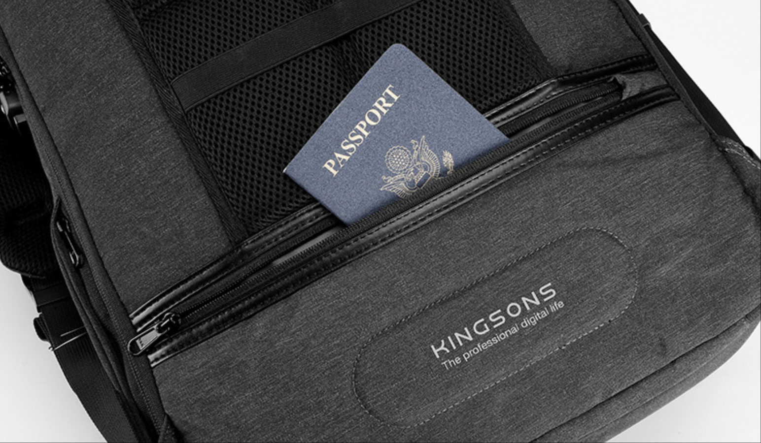 Kingsons KS3149W Anti-Theft Business Backpack – USB, TSA Lock, Waterproof | KS3149W