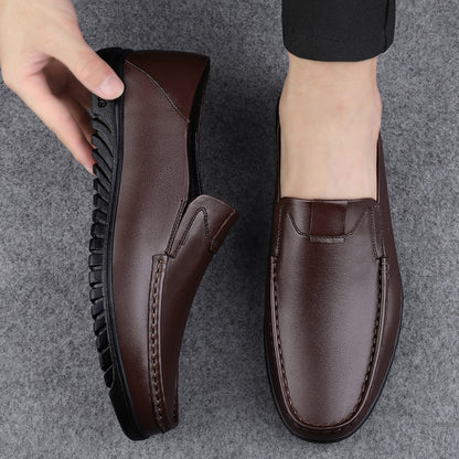 Scarpe da lavoro in pelle, mocassini slip-on, scarpe da passeggio | B2102 