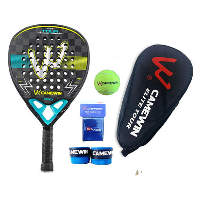 High Quality Diamond-Shaped Full Carbon Fiber Paddle Rackets Advancing Tennis Paddle