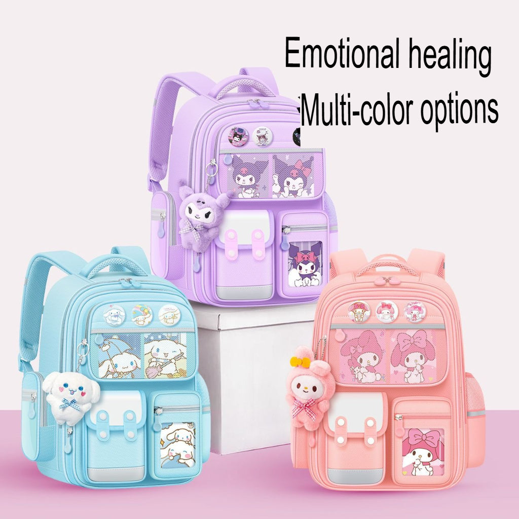 Kulomi Kids’ School Backpack – Lightweight, Ergonomic & Spine-Support Design for Children | 1-602