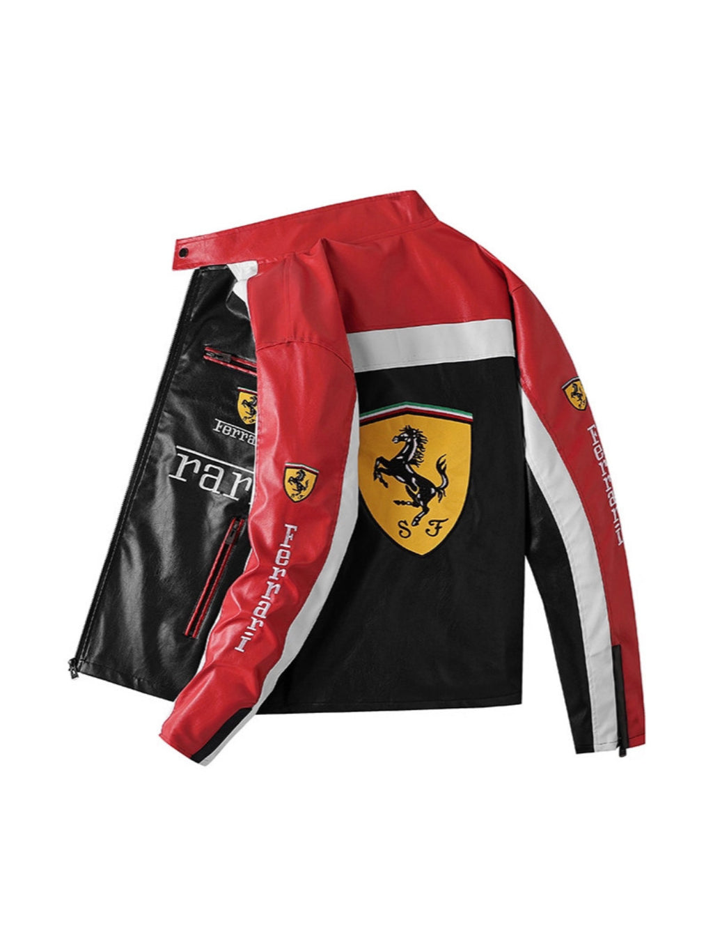 Men's PU Leather Moto Jacket | 2026 Korean Style Racing Coat | Waterproof Windproof Fleece-Lined Biker Outerwear