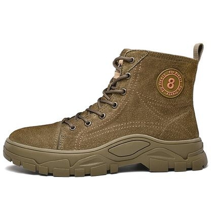 Men's Martin Boots – High-Top Retro British Style Winter Trendy Shoes | 8909