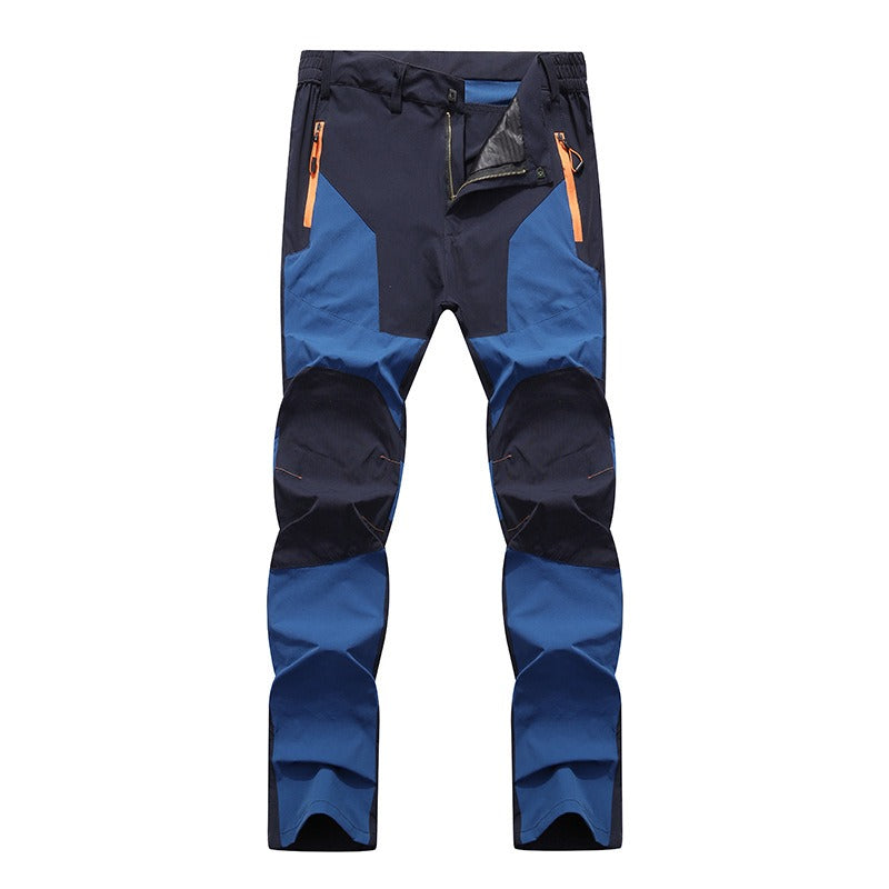 Men's Pants Breathable Waterproof Hiking Outdoor Climbing Thin Elasticity Quick Dry Trousers | S11111