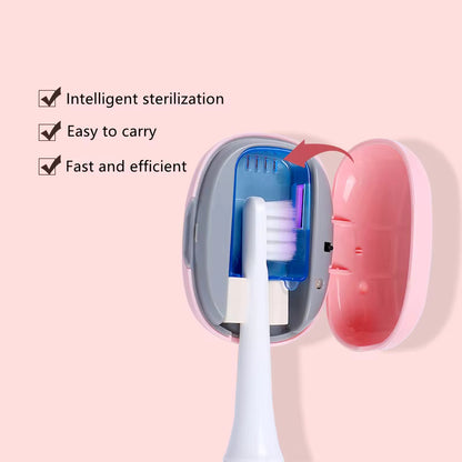 UVC Mini Toothbrush Sterilizer Portable & Effective Dental Hygiene Solution | STB-022