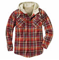 Men’s Premium Lightweight Flannel Hoodie – Stylish Cotton Shirt Jacket for Casual Comfort| SY0093