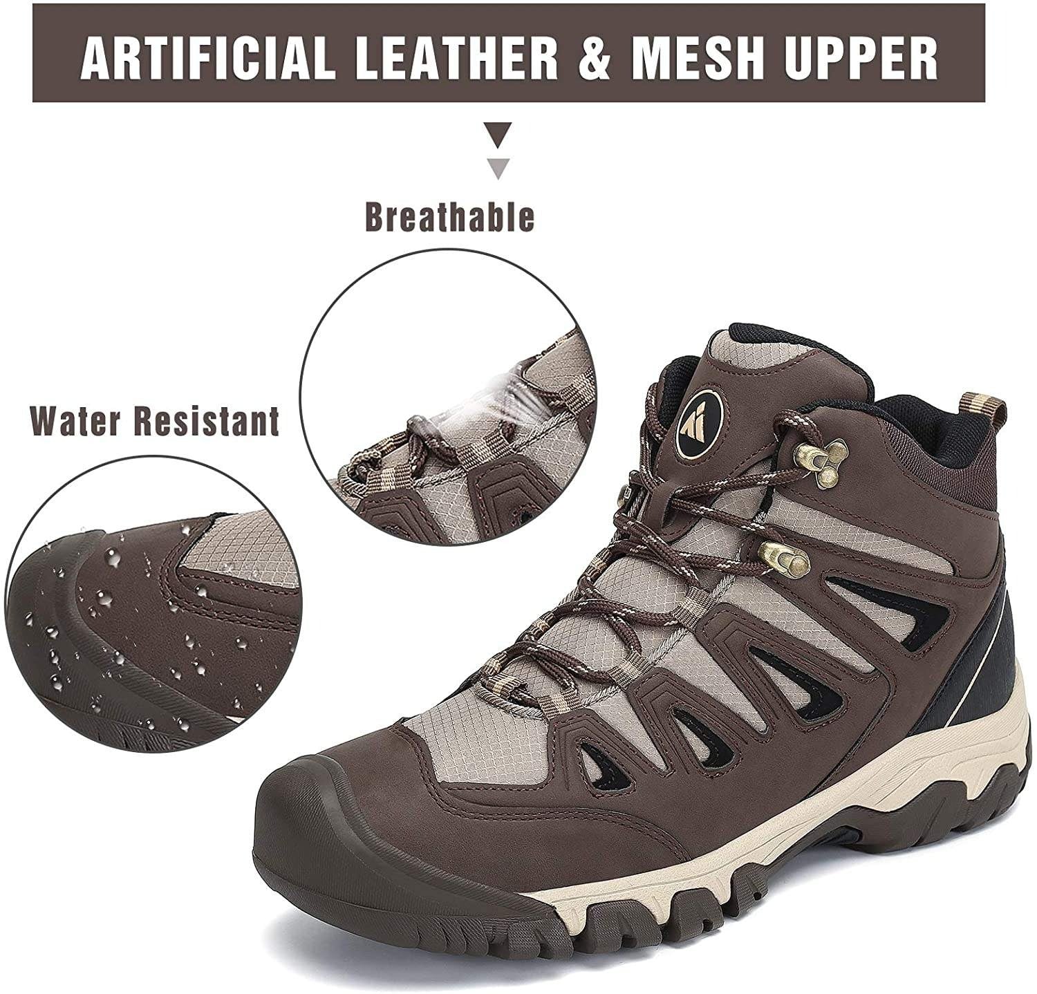 Men Breathable Waterproof Durable Toe Anti Slip Safety Trekking Hiking Shoes
