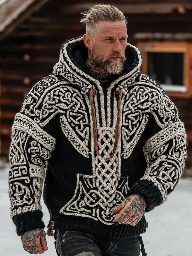 3D Digital Print Hooded Sweatshirt | Unisex Oversized Pullover