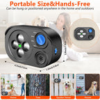 MODUS Automatic Ultrasonic Bark Deterrent New Safe Anti-Barking Device for Indoor & Outdoor Long-Range Humane Dog Trainer