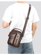 Men's Business Leather Shoulder Bag Stylish & Practical for Work and Travel | 7512