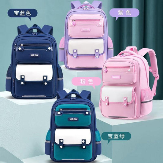 Kids School Backpack Students Bag Canvas Waterproof Laptop Bag | 2819