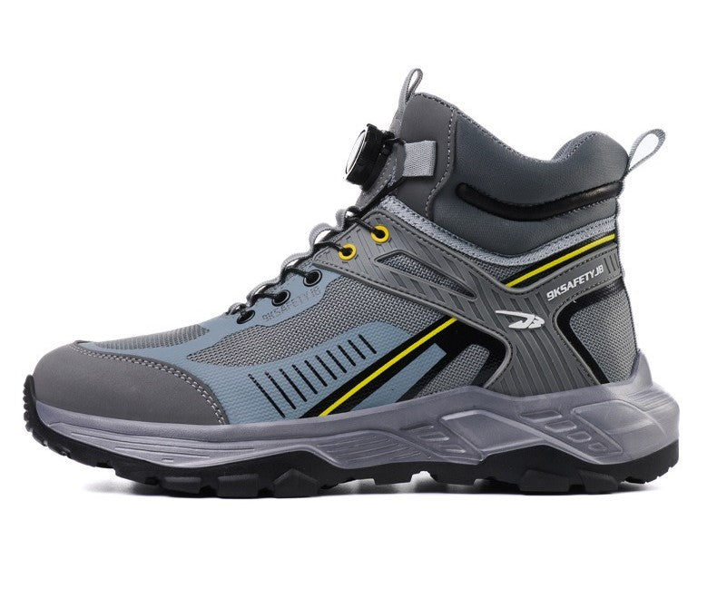 Men's High-Top Safety Boots Anti-Smashing, Anti-Piercing, Winter Comfort Breathable Shoes | 7929