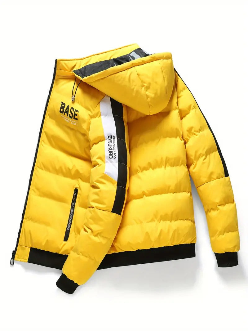 Men's Hooded Puffer Jacket Casual Regular Fit Winter Coat Down Jacket | 2021/TL
