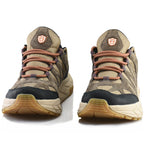 ECAF HTRON EHT Men‘s Genuine Leather Hiking Boots Thick Sole Outdoor Trail Shoes Anti-Slip & Breathable Trekking Trainers