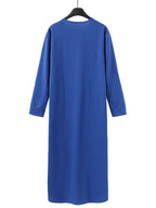 Islamic Men's Solid Color Long Sleeve Robe Loose Fit with Zip Perfect for Autumn & Winter | 8541233