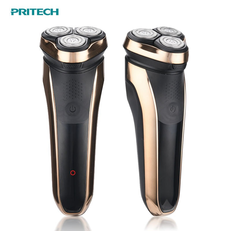 PRITECH Triple Rotary Shaver for Men 1200mAh Rechargeable Electric Razor Trimmer with Precision Cutting | RSM-1775