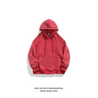 Unisex Heavy French Terry Bonded Fleece Hoodie Thick Vintage Distressed Washed Pullover | A042-23XW99282