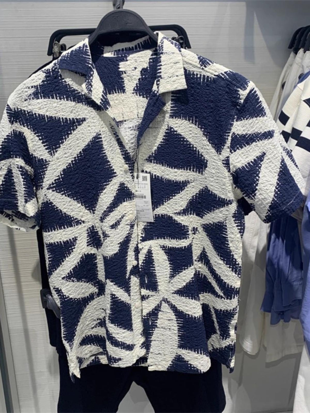 Designer Cotton Shirt for Men – Luxury Embroidery Chemise Pour Homme | ZH-8328