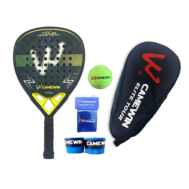 High Quality Diamond-Shaped Full Carbon Fiber Paddle Rackets Advancing Tennis Paddle