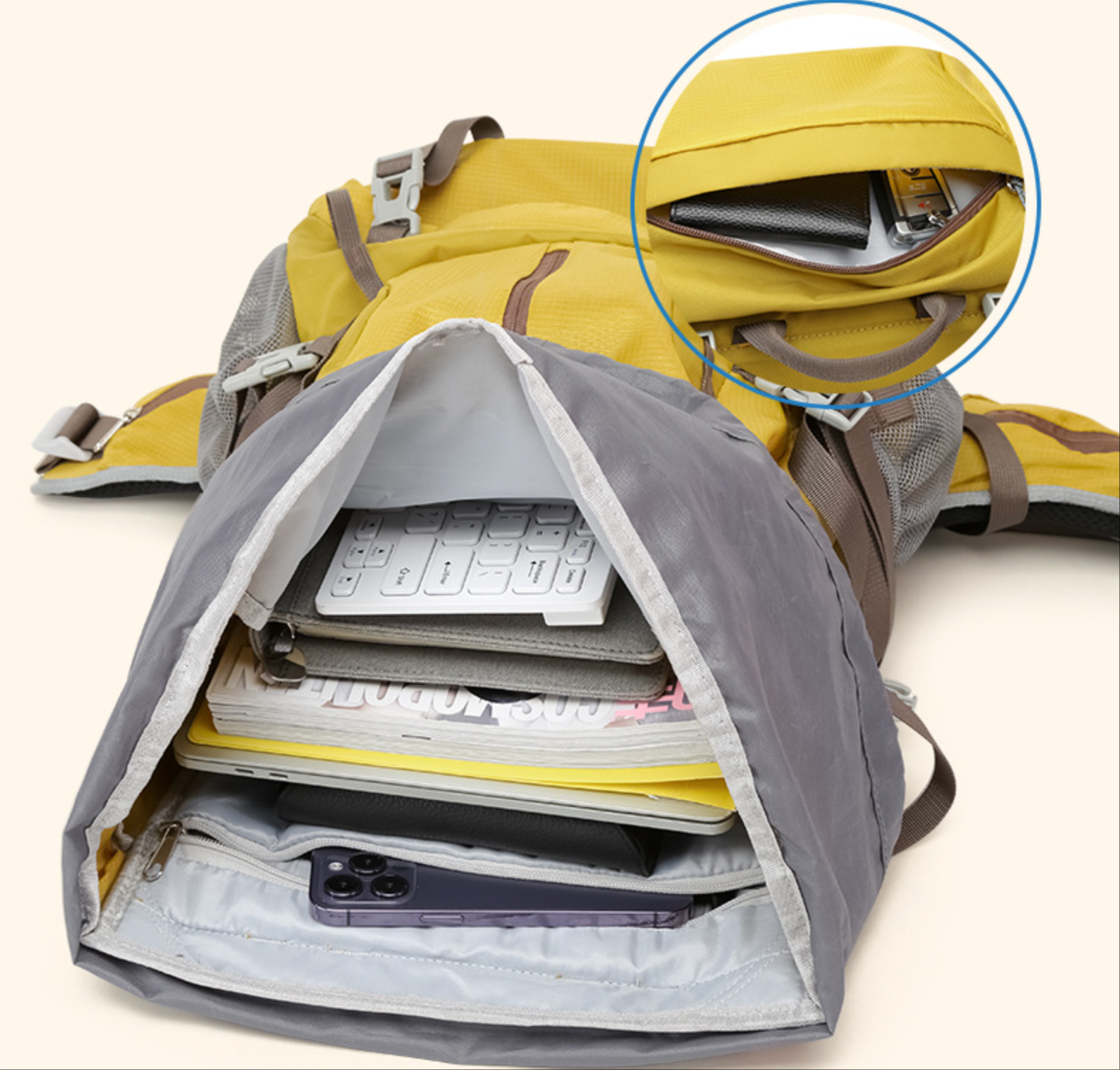 Royal Mountain 50L+5 Hiking Backpack – Waterproof Camping Rucksack UK | 1202