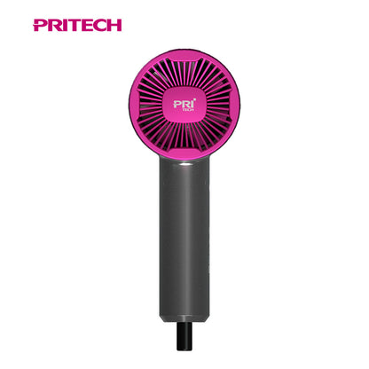 PRITECH 1100W Mini Foldable Travel Hair Dryer Compact DC Motor for Easy Portability | TC-2457