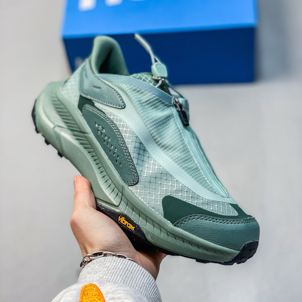 HOKA ONE ONE Unisex Trail Running Shoes Waterproof Hiking Sneakers Thick Sole Outdoor Trainers All‑Terrain Footwear
