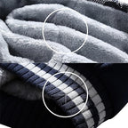 Men's Camouflage Tracksuit Zip Coat Winter Thick Fleece Hooded Jacket+Pants Sweat Suit