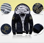 Men's Winter Tracksuit Fleece Lined Sweatshirt Hoodie Jacket Coat Pant Sweat Suit