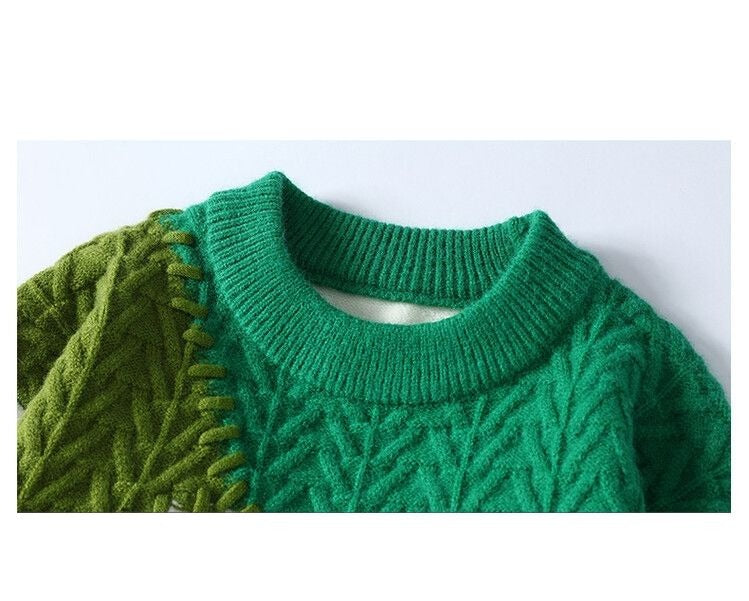 Men's Winter Casual Sweater Crew Neck Knit Pullover Sweater | 2410-WE24606