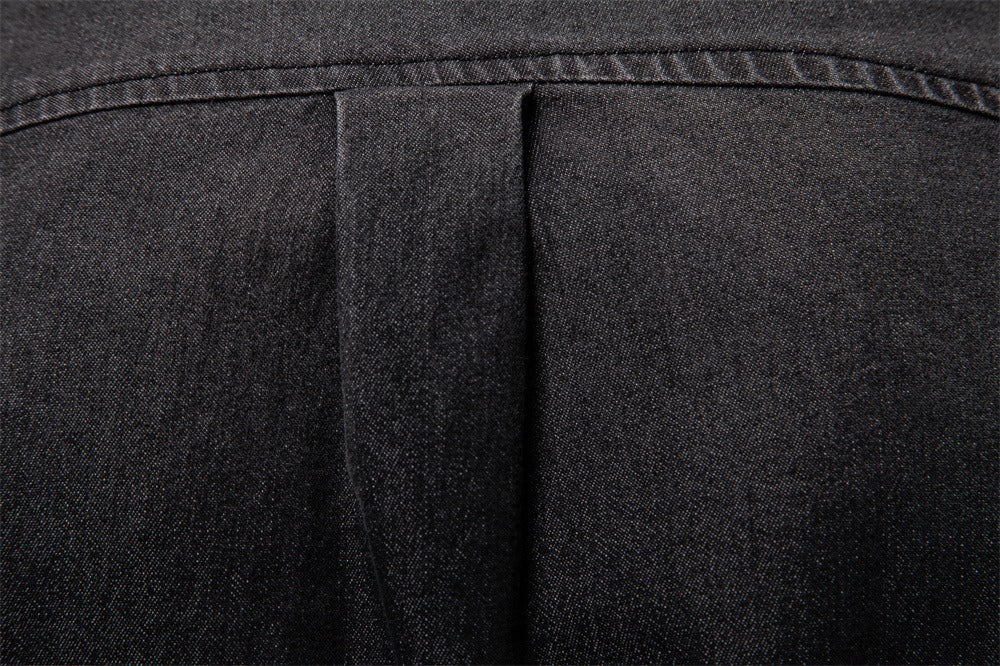 Men's Slim-Fit Denim Shirt - 2025 Spring Casual Long Sleeve Top | 6036