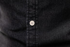 Men's Slim-Fit Denim Shirt - 2025 Spring Casual Long Sleeve Top | 6036