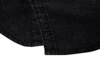Men's Slim-Fit Denim Shirt - 2025 Spring Casual Long Sleeve Top | 6036