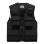 Men's Multi Pockets Cargo Waistcoat Fishing Jumper For Climbing Camping Hiking Summer Vest Top