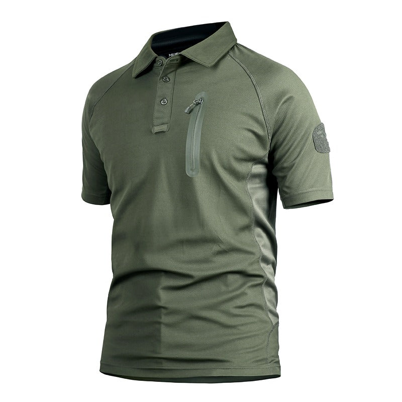 Combat Quick-Dry Tactical Polo Breathable Short-Sleeve Summer Shirt for Outdoor Activities |