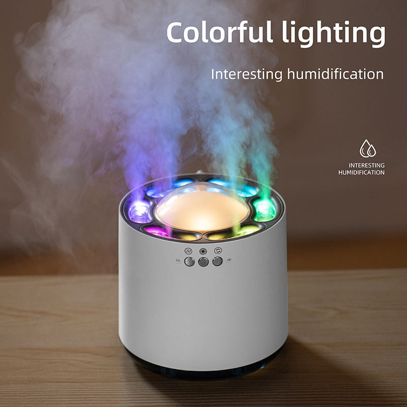 Newest Essential Oil Diffuser Humidifier Home Disco Ball Aromatherapy Diffuser with Cool Mist & LED Lights | 262