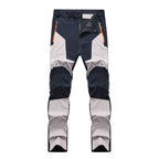 Men's Pants Breathable Waterproof Hiking Outdoor Climbing Thin Elasticity Quick Dry Trousers