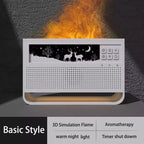 New Fancy Design 200ml Baby Care Sleeping Simulation 3d Fire Lamp Flame White Noise USB Music Essential Oil Diffuser | VR-WN03