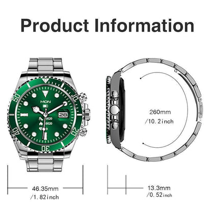 Men's Watch Steel Strap BT Call Smart Watch Rolex Style Business Sports Smart Watch | AW-12