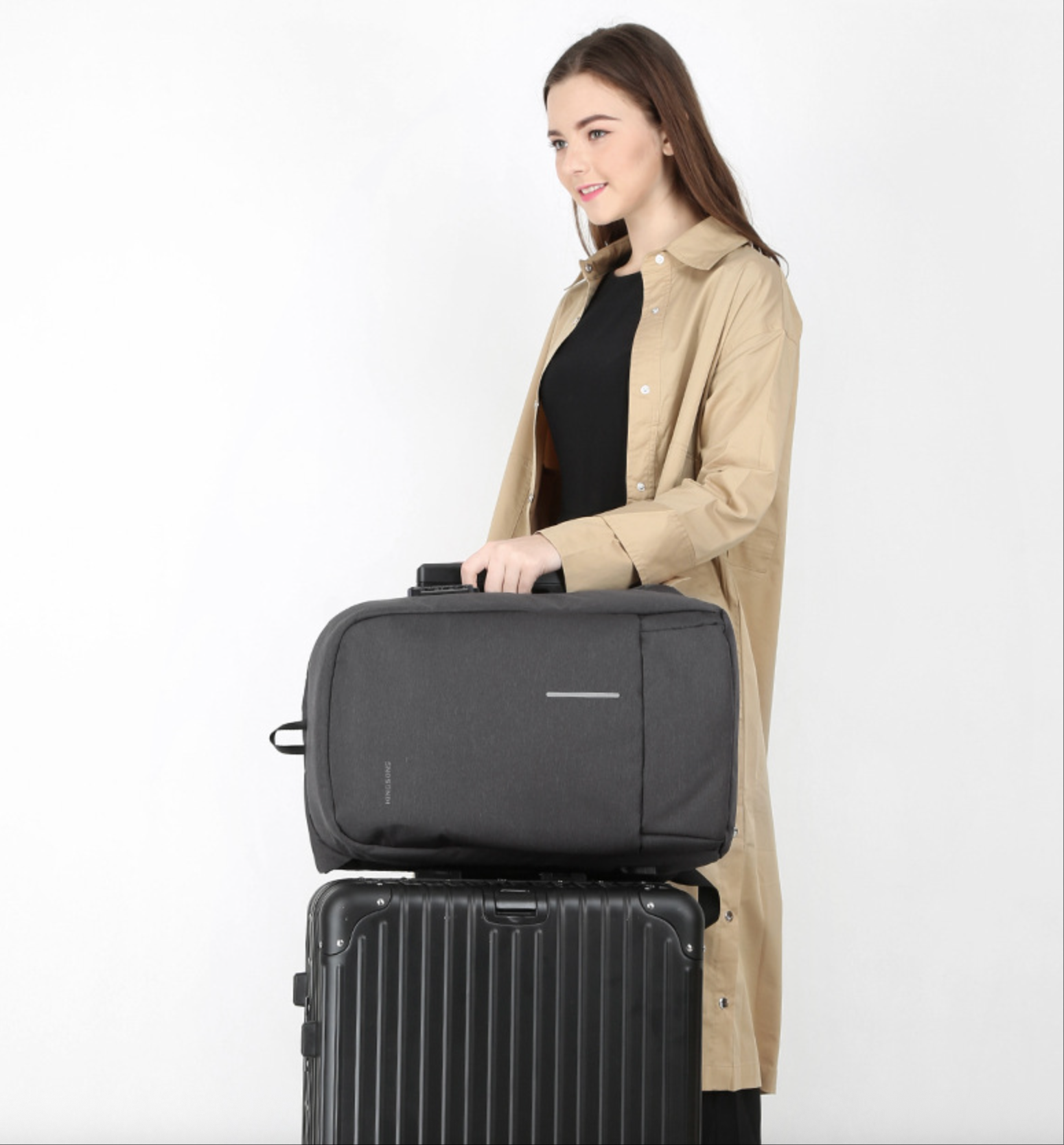 Kingsons KS3149W Anti-Theft Business Backpack – USB, TSA Lock, Waterproof | KS3149W