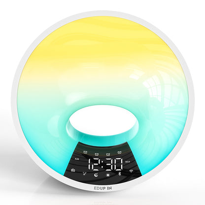 Smart Sleep Light Bluetooth Speaker Sunrise Simulation Alarm Clock with Radio & Sleep Aid Features | EH-A90