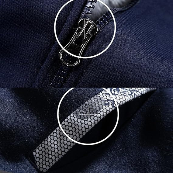 Men's Camouflage Tracksuit Zip Coat Winter Thick Fleece Hooded Jacket+Pants Sweat Suit