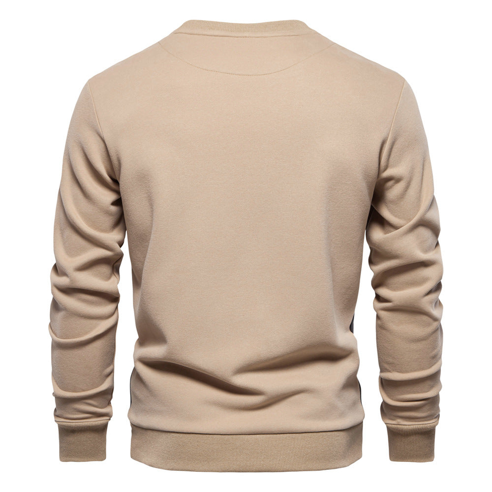 Men's Winter Sweatshirts Crew Neck Casual Pullover Long Sleeve Cotton Jumper Top | HD136