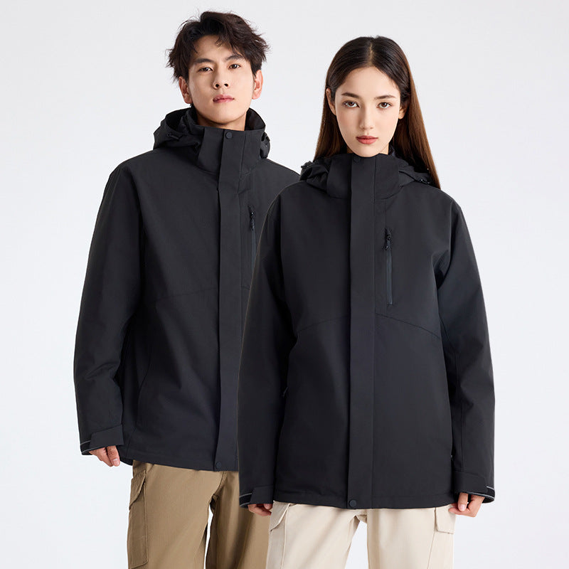 DZRZVD 3-in-1 Down Jacket | 5000mm Waterproof Trekking Coat with Detachable Down Layer | All-Season Outdoor Protection | 250826