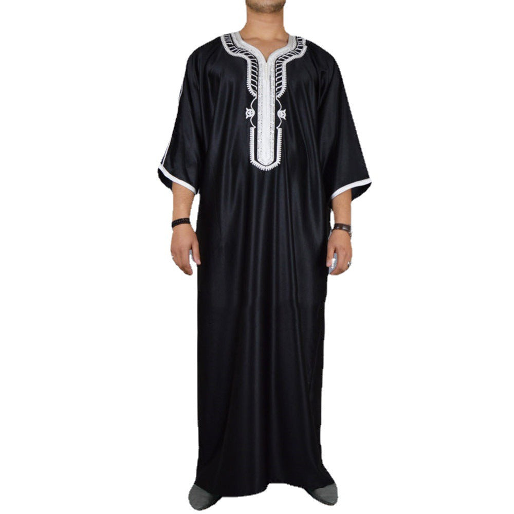 Loose-Fit Muslim Robe Modest and Comfortable Traditional Wear for Men | 1138242