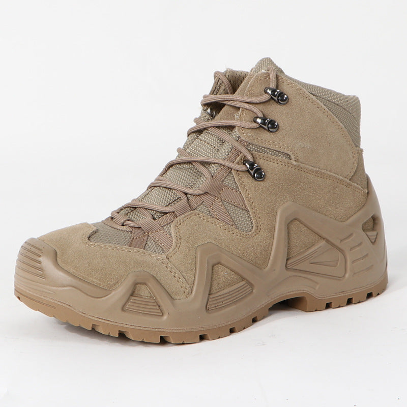 JLXY Tactical Desert Combat Boots Waterproof Insulated Winter Hiking Boots High-Top Outdoor Military Footwear