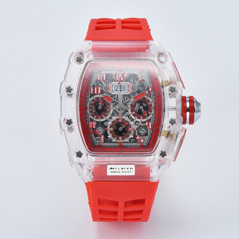 Uber stylish deals transparent watch