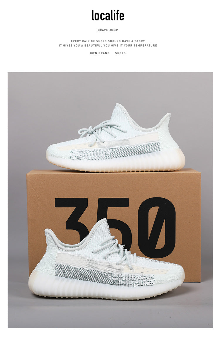 Unisex Premium Flyknit Running Shoes – All-Season Comfort Trainers | 350